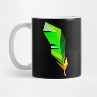 Poly Green Leaf Mug